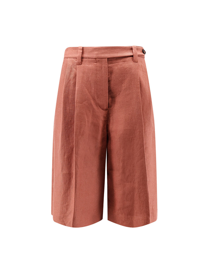Brunello Cucinelli Shorts - ORANGEFLAME | db3743972237491ffef41e4c12f27bc8fde41d13