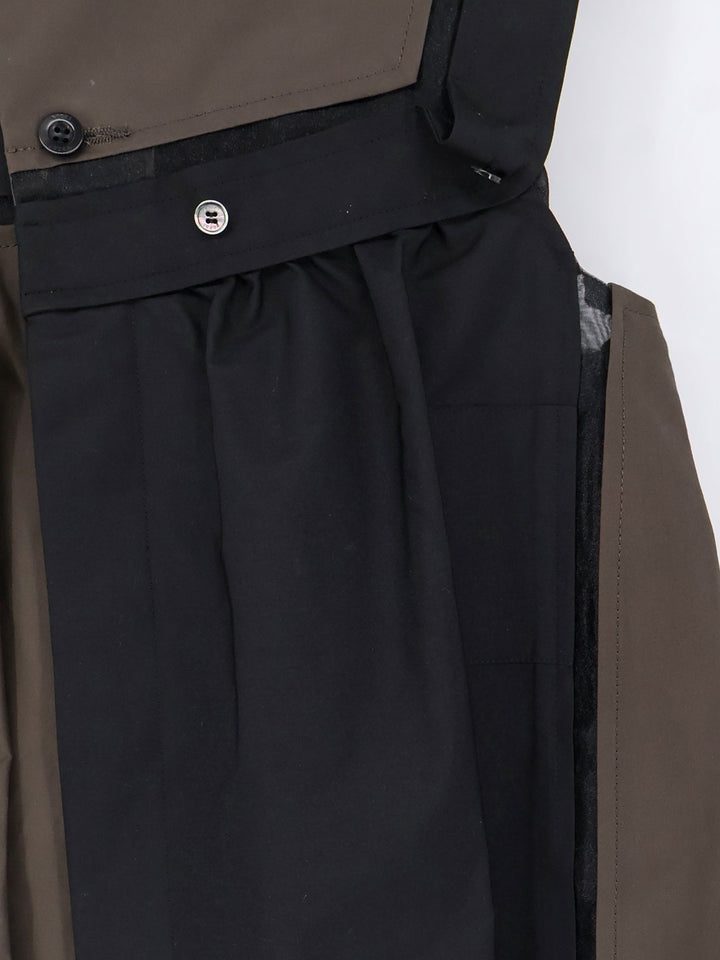Sacai Shirts - BLACKDKHAKI | e836b36425d5f537c434a711e675020c079c544e