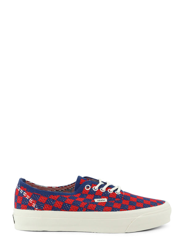 Lx Authentic 44 Fabric Sneakers With Checkerboard Pattern