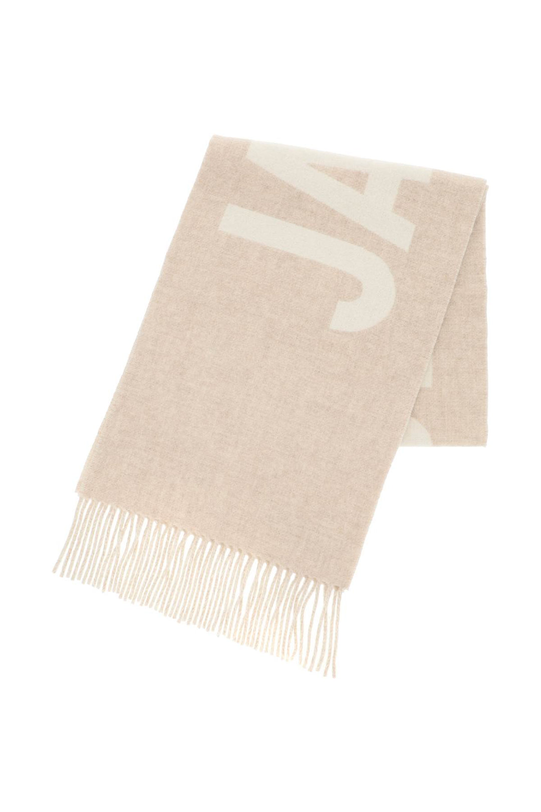 Logo Wool Scarf