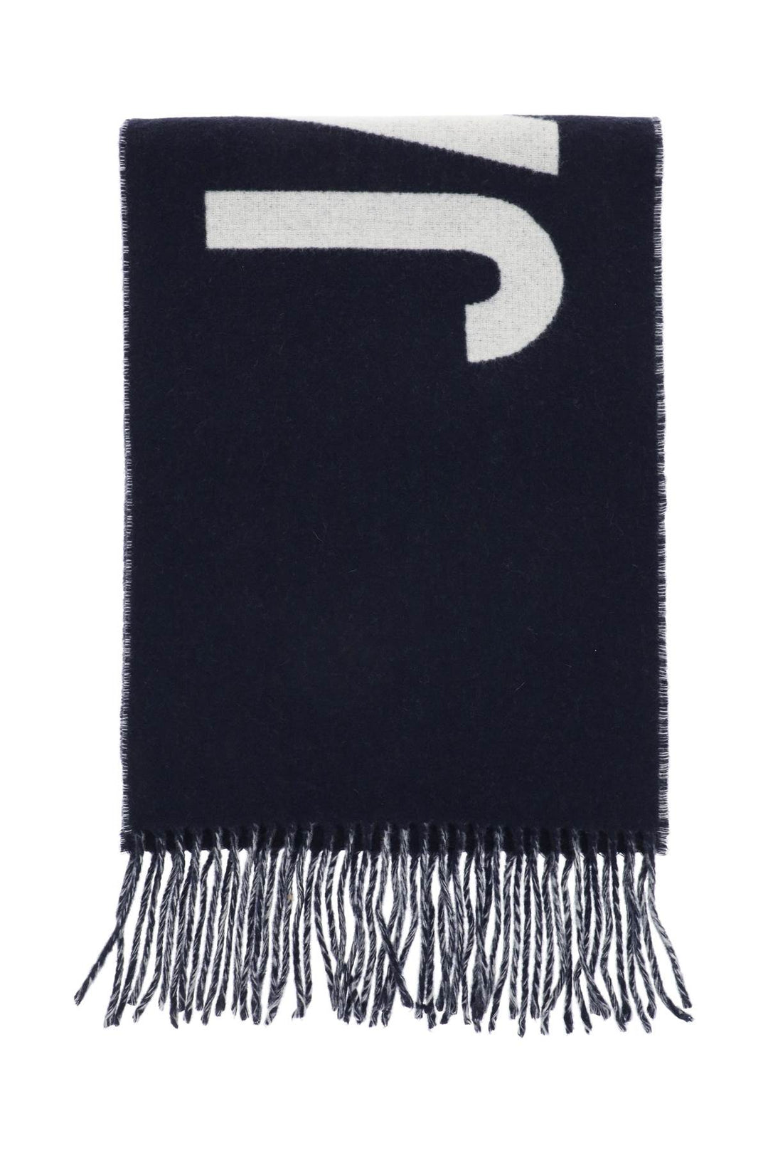 Logo Wool Scarf