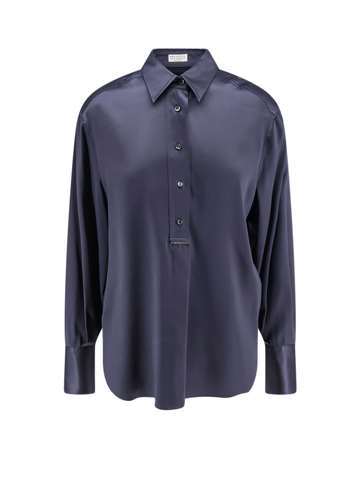 Brunello Cucinelli Shirts - Blue and green | 805238d827f5b884d7cff370cdf33d07e7b87a1d