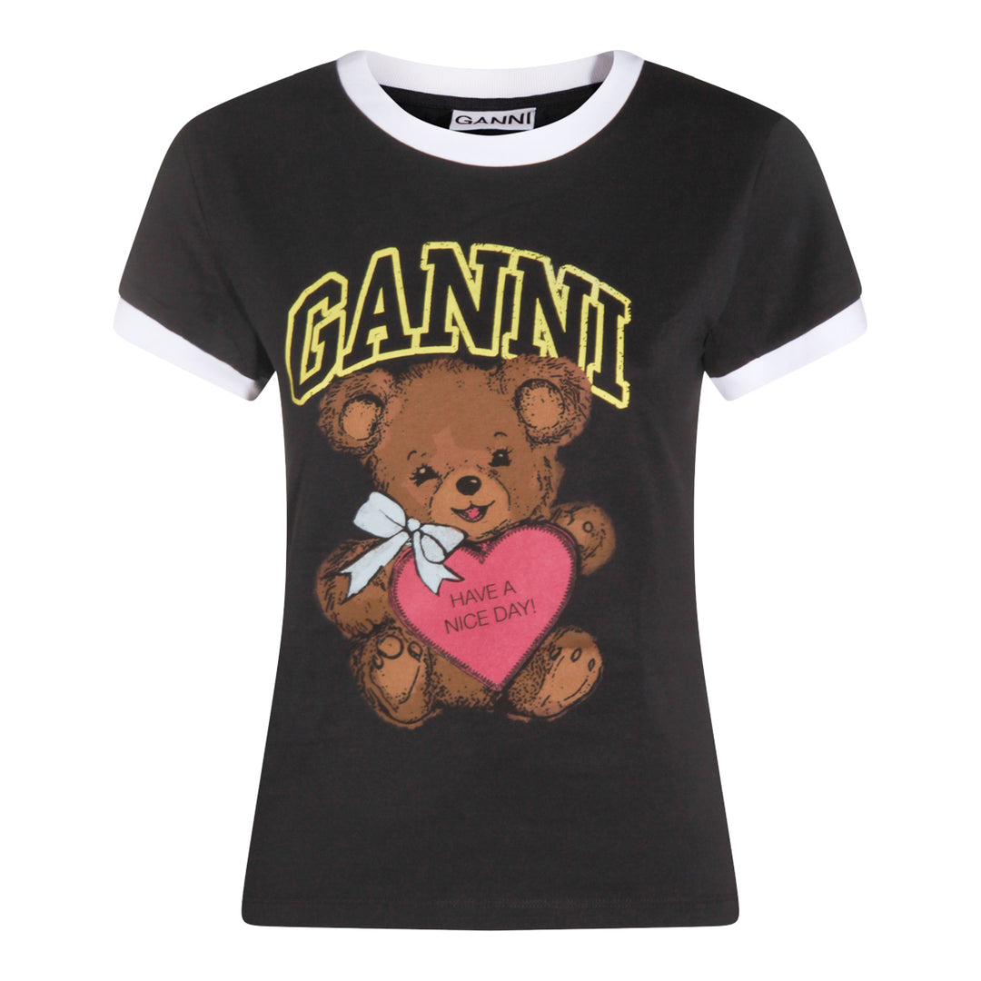 Ganni T-shirts and Polos - PHANTOM | bae8c56e7a7cdfa193e86b44e8b12670d175bef2