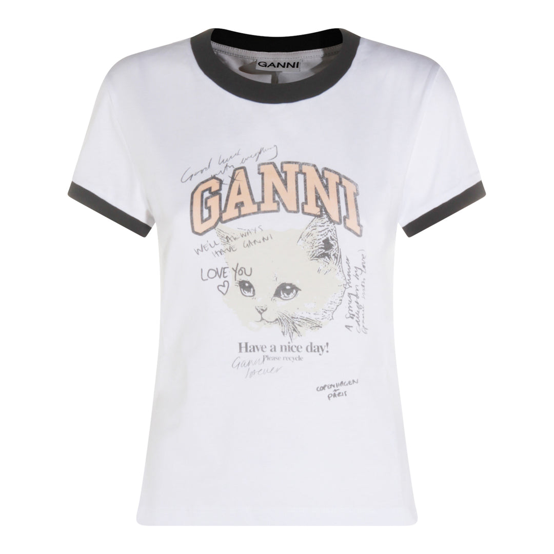 Ganni T-shirts and Polos - Light and natural | 19d8af410fc77dee67a37c9fe4e32c73aec3a680