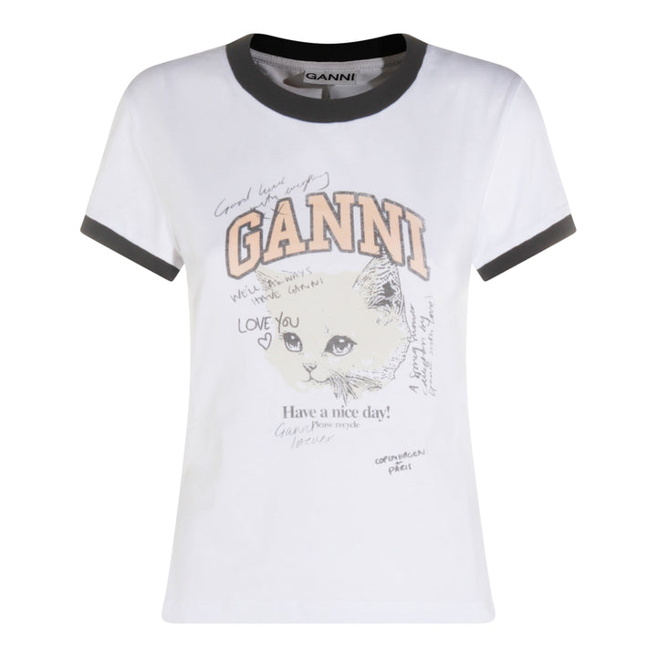 Ganni T-shirts and Polos - Light and natural | 19d8af410fc77dee67a37c9fe4e32c73aec3a680