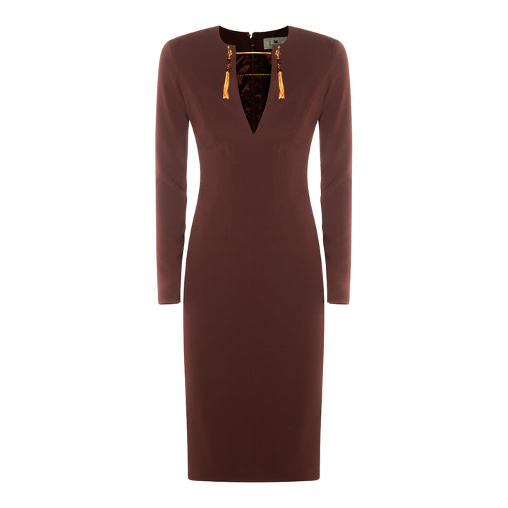 Elisabetta Franchi Dresses - MERLOT | bd22ea87f1638f3acced80d9694e12f4b9883fae