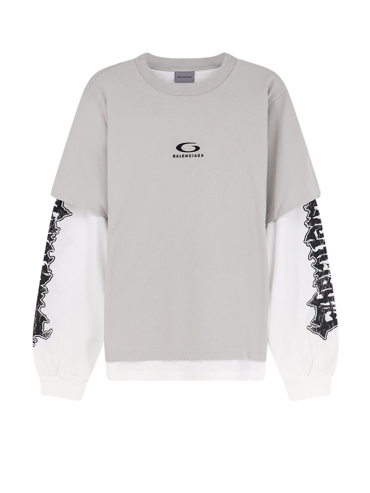 Balenciaga T-shirts and Polos - LIGHTGREYWHITE | 609b5809b18b1b0b30418ebf978661d49dd117e6
