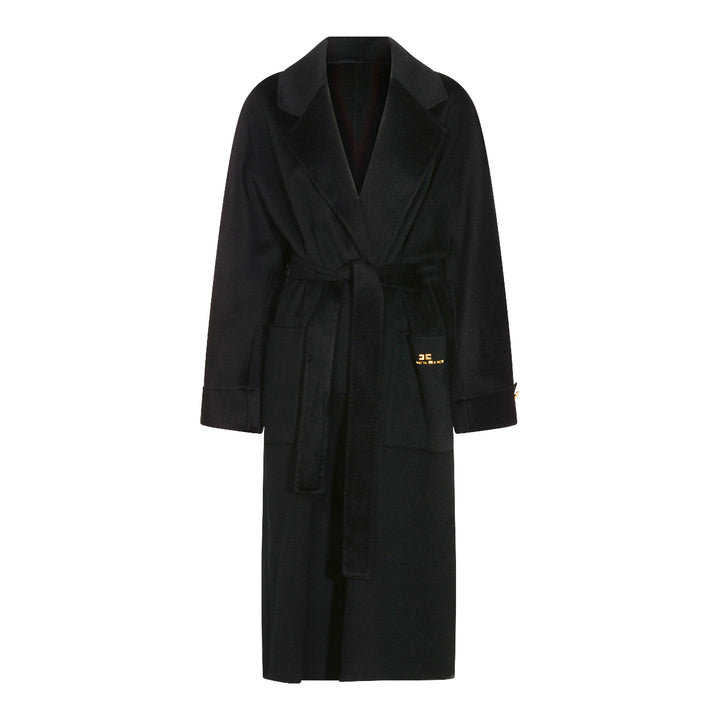 Elisabetta Franchi Coats - Blacks and greys | e157c7a77a6c6e236293c6693c1276acae603169