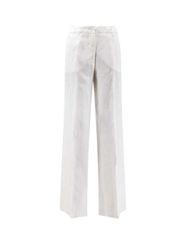 "Vissuto" Linen Trousers
