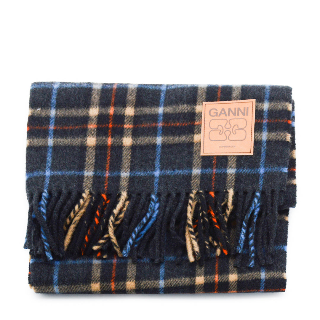 Ganni Scarfs - CHARCOAL GREY | d9cd7d4cb42a630b8f8fe58f1288581eb51c2cb4