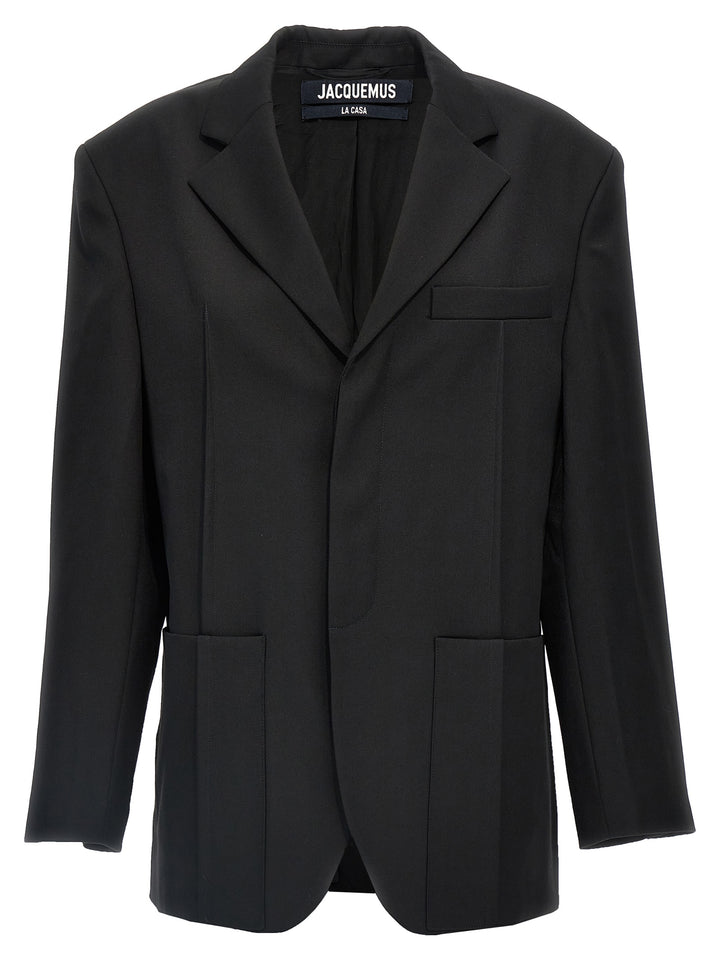 La Veste D Blazer And Suits Black