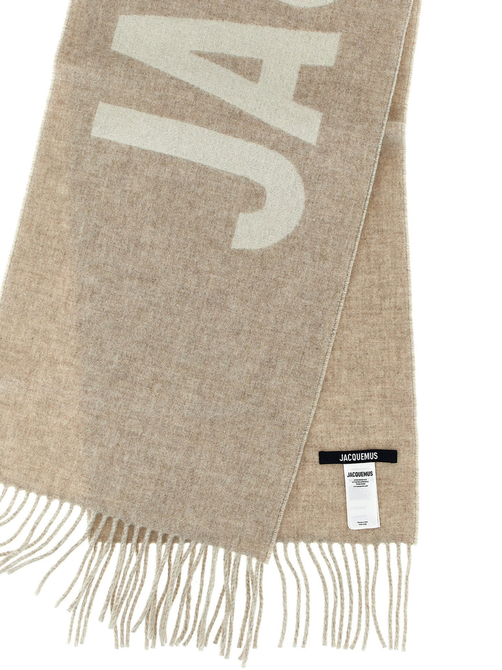 L Scarves, Foulards Beige