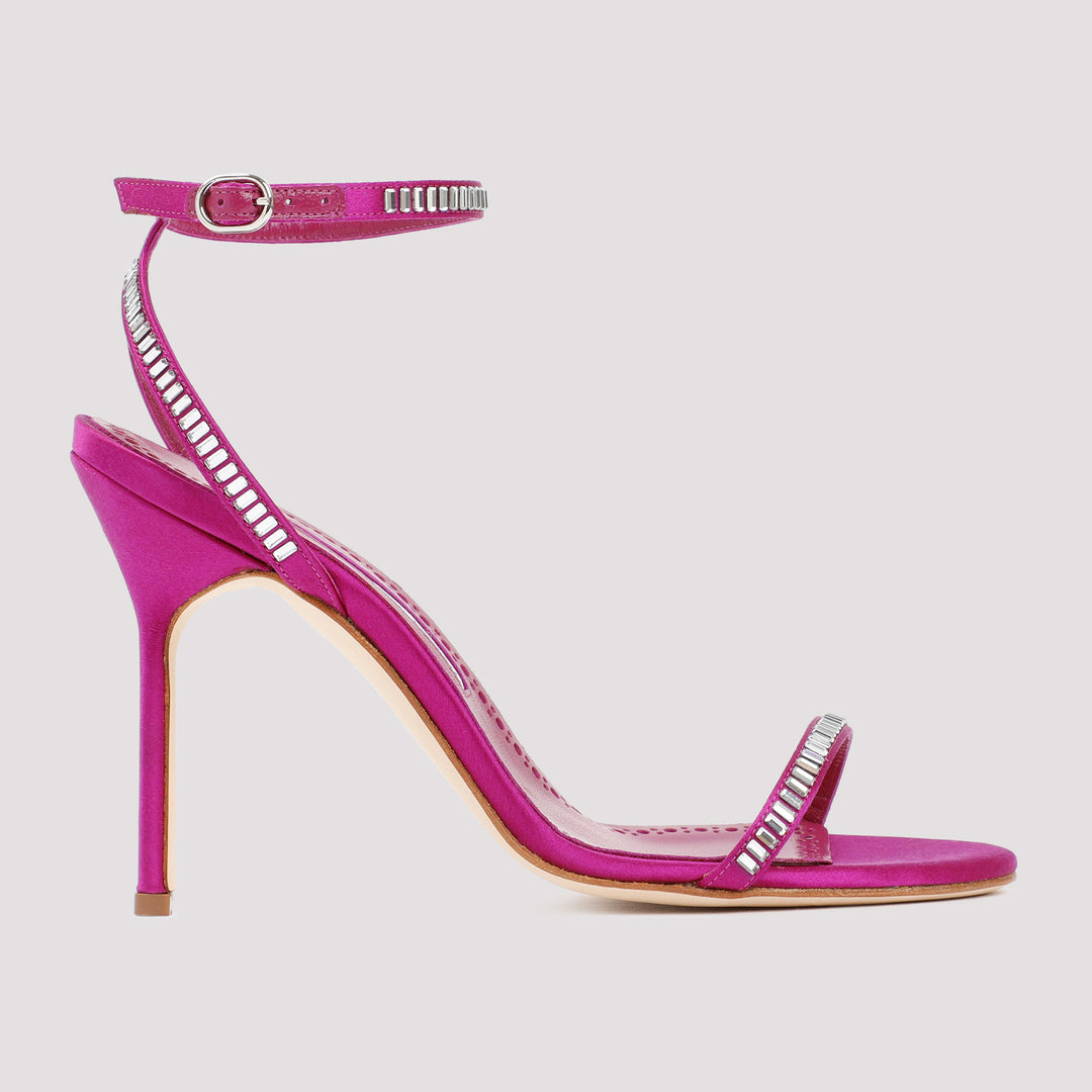 Manolo Blahnik Sandals - Pink & Purple | b687072dc863079227f649ad91be410ba0a3dd14