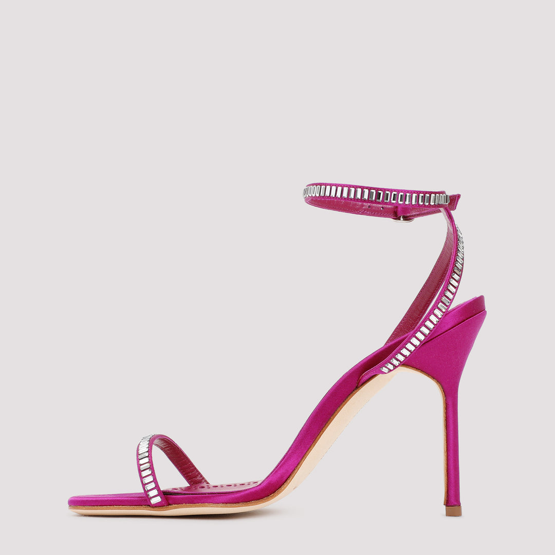 Manolo Blahnik Sandals - Pink & Purple | 755effc616ef88e39a7249e03a99933209b46e45