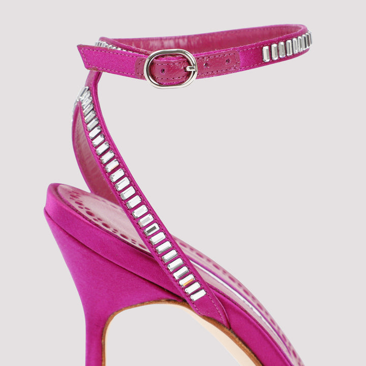 Manolo Blahnik Sandals - Pink & Purple | 6978f9c1f230c129c9e3ac9ed9a5d94f50f57094