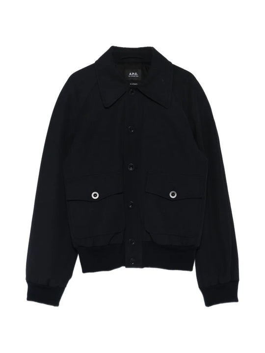 Boutonne Jacket With Raglan Sleeves