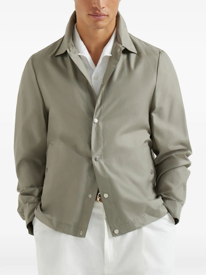 Brunello Cucinelli Shirt jackets - Green | c43ca4e27102014cc97220486460164beef2c741