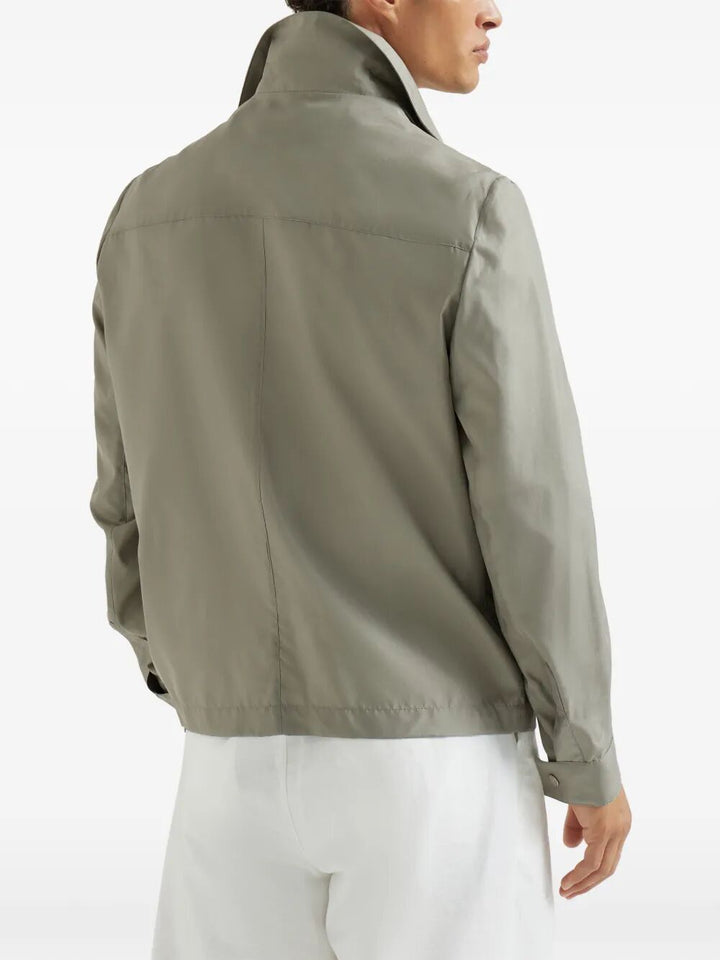 Brunello Cucinelli Shirt jackets - Green | 57a6915848febcd615168e70f5d5aa34c88620e7