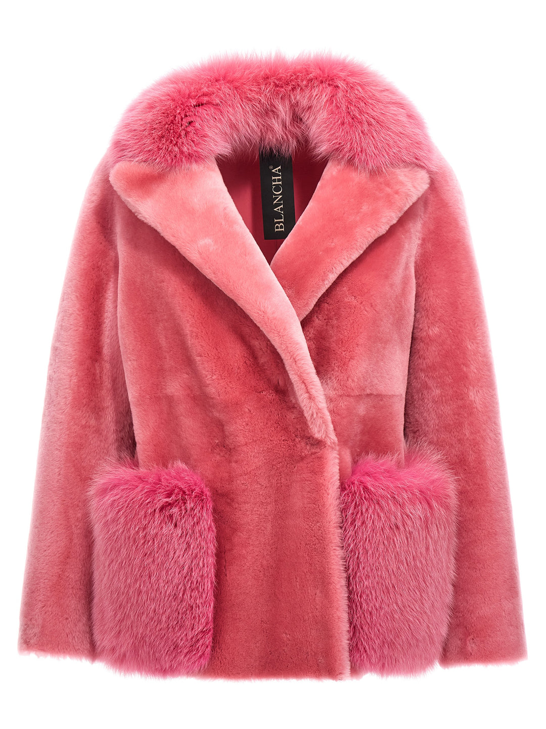 Merino Straight-Volpe Shadow Fur Fuchsia