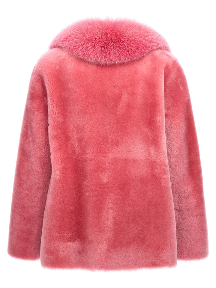 Merino Straight-Volpe Shadow Fur Fuchsia