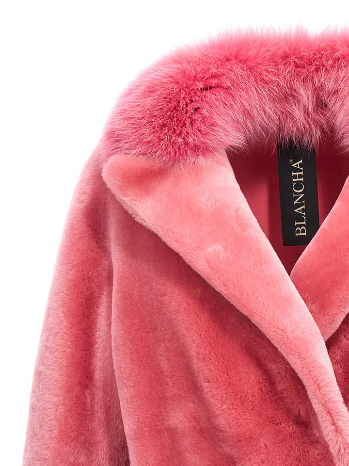 Merino Straight-Volpe Shadow Fur Fuchsia