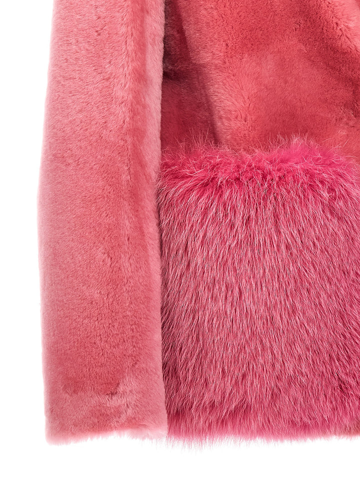 Merino Straight-Volpe Shadow Fur Fuchsia