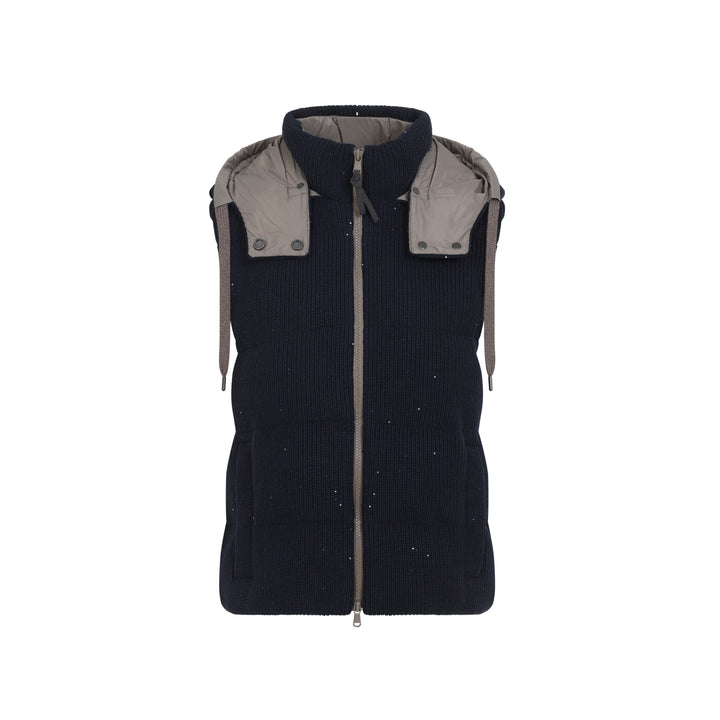 Brunello Cucinelli Gilet - Blue | a6953774747b926fb5573f400e16ba2b7cf938ed