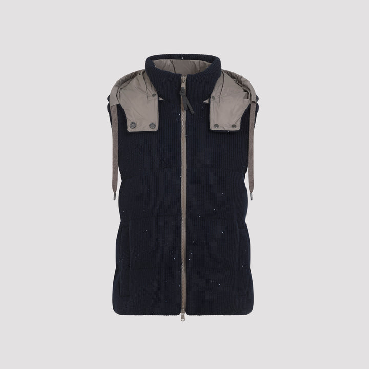 Brunello Cucinelli Gilet - Blue | 9e019a1b8450d2aef7a48a64edb0da0129378586
