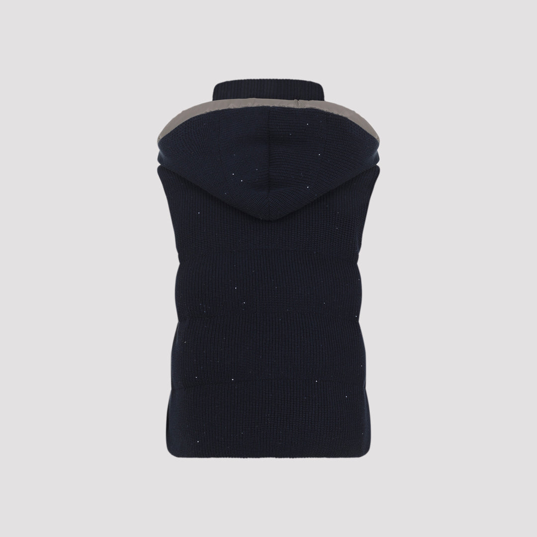 Brunello Cucinelli Gilet - Blue | 985baf9ec392aaa74aa8755962cd0b47103bd0e5