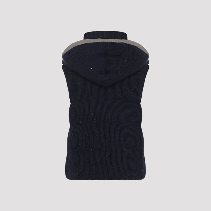 Brunello Cucinelli Gilet - Blue | 985baf9ec392aaa74aa8755962cd0b47103bd0e5