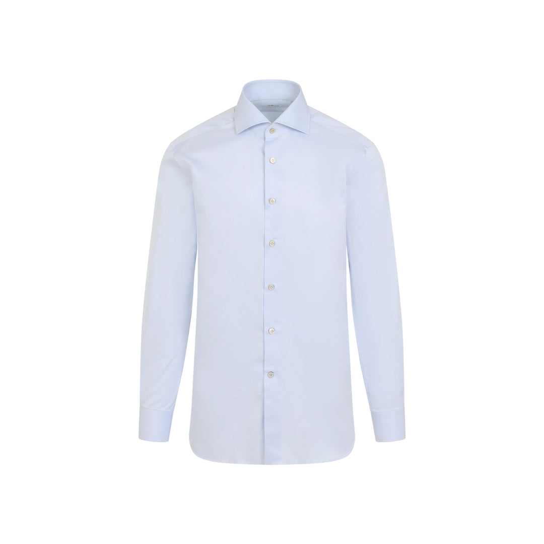 Kiton Shirts - Blue | 4ce2147d4820d184a691652cbbba6b21bb36b746