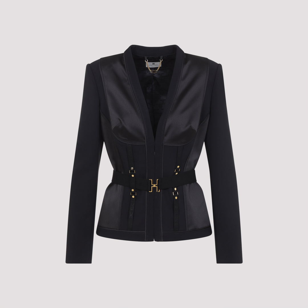 Elisabetta Franchi Jackets - Black | 1be61c8b9b8b23e552374508e8ae0f3074c223eb