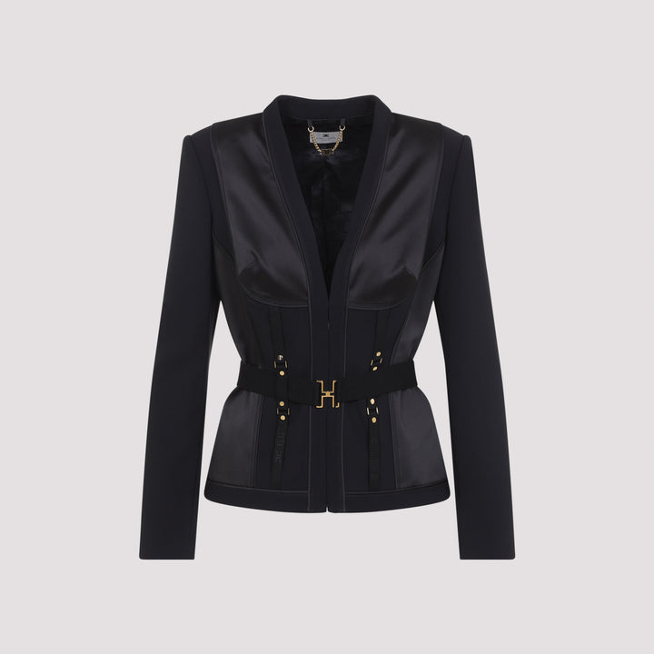 Elisabetta Franchi Jackets - Black | 1be61c8b9b8b23e552374508e8ae0f3074c223eb