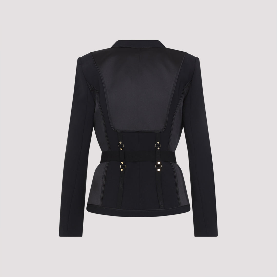 Elisabetta Franchi Jackets - Black | 800d3bd6955a392166a99bb4ed586fc3cc56d790