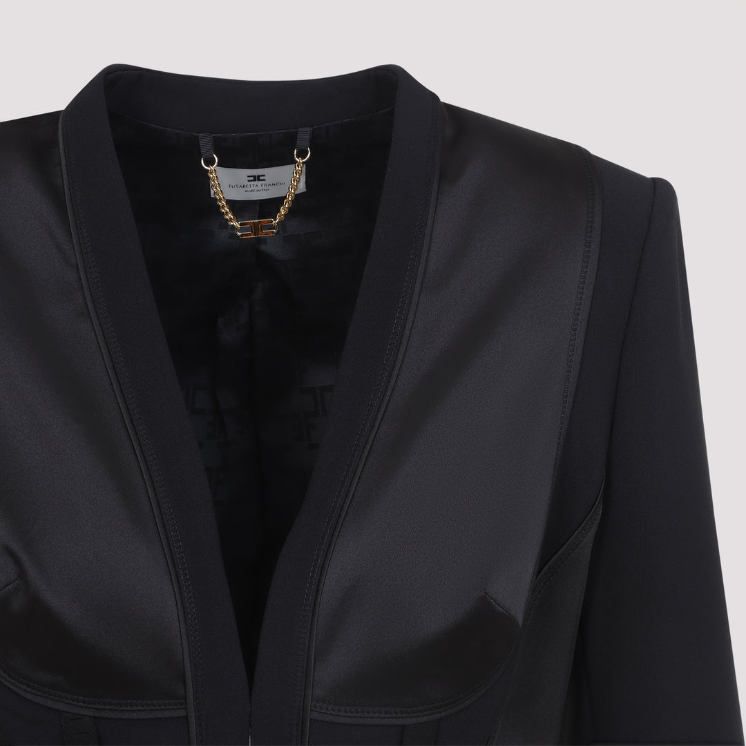 Elisabetta Franchi Jackets - Black | 83cdb89f7b1f1ff599efca15d4fde792b8f106ea