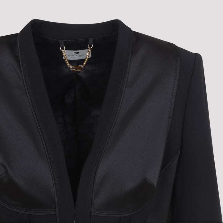 Elisabetta Franchi Jackets - Black | 83cdb89f7b1f1ff599efca15d4fde792b8f106ea