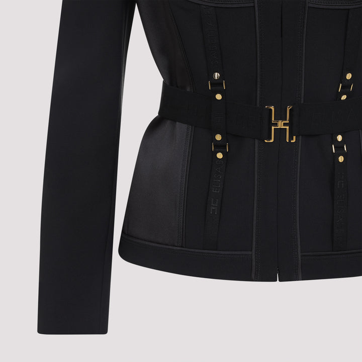 Elisabetta Franchi Jackets - Black | 377919aa3064aec118458540a1c69c36aae5332d