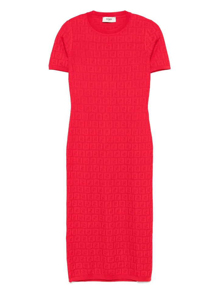 Fendi Midi dresses - Red | 1921e31dc09f9cb9b3d78f62311c86b3778a2521