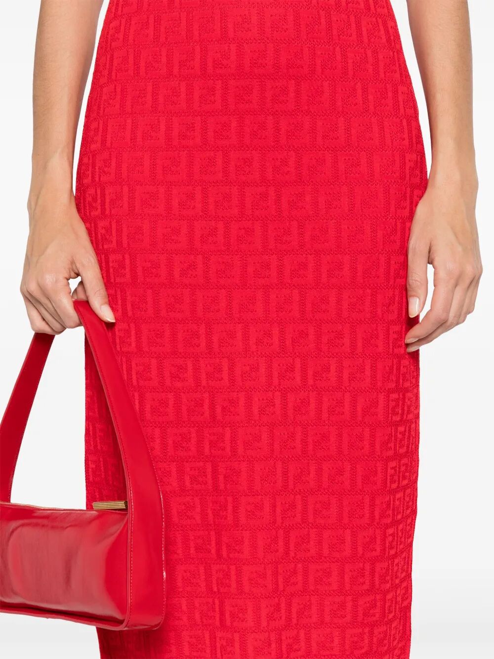 Fendi Midi dresses - Red | 506ff83d1f667bce947b5962fb8d715d61275116