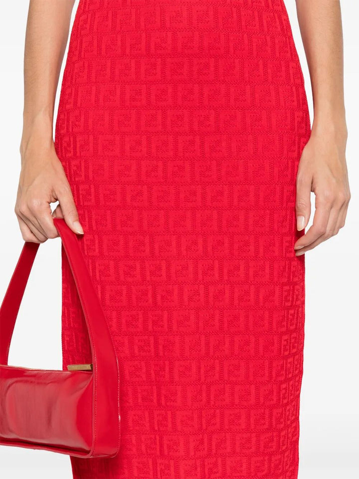Fendi Midi dresses - Red | 506ff83d1f667bce947b5962fb8d715d61275116