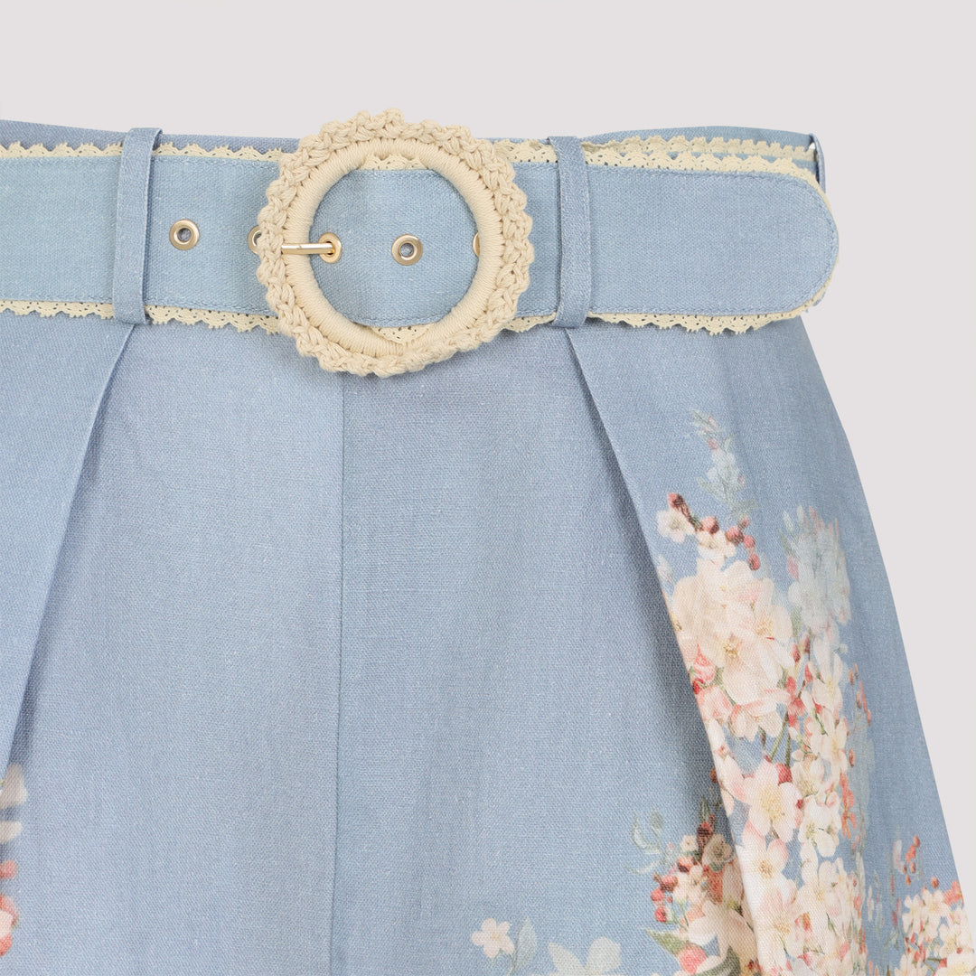 Zimmermann Short - Blue | 5e5249fdc35233ab8674da298f9e2326a9be6cf6