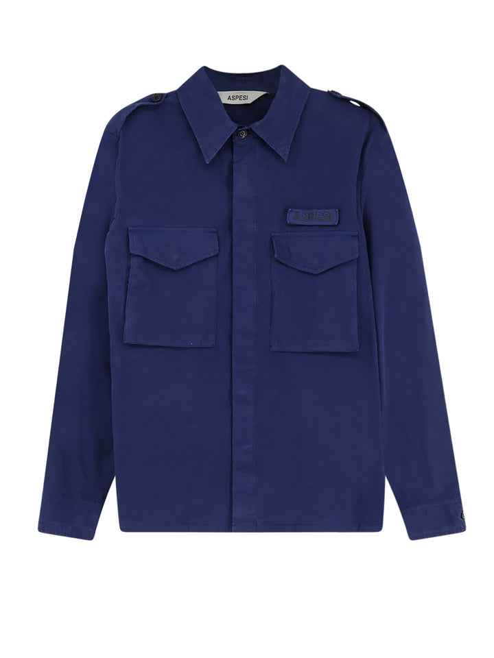 Aspesi Shirts - Blu e verdi | 6d8f239534dc44177e75757be359b3329de92df4
