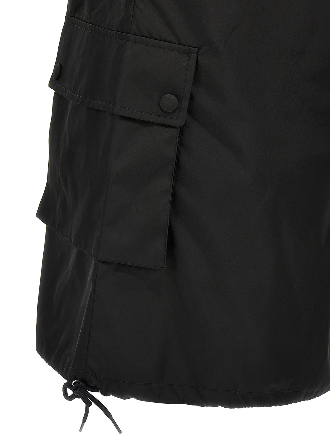 Prada Re-Nylon Mini Dress Dresses - Black | 8b1fc44cb072166581614c613787b923b8c7e3d2