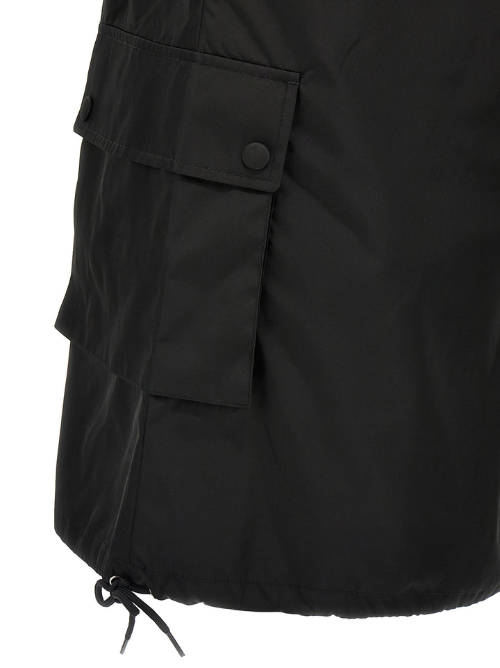 Prada Re-Nylon Mini Dress Dresses - Black | 8b1fc44cb072166581614c613787b923b8c7e3d2