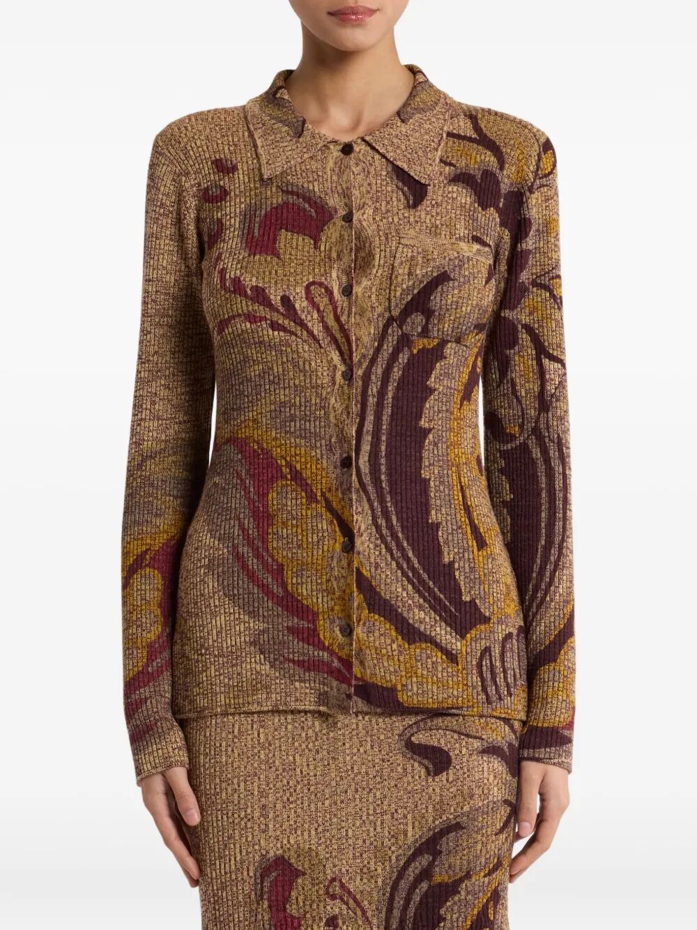 Etro Cardigan - Brown | f07d880dba330f003c701dfb5953b919e1d2d6f7