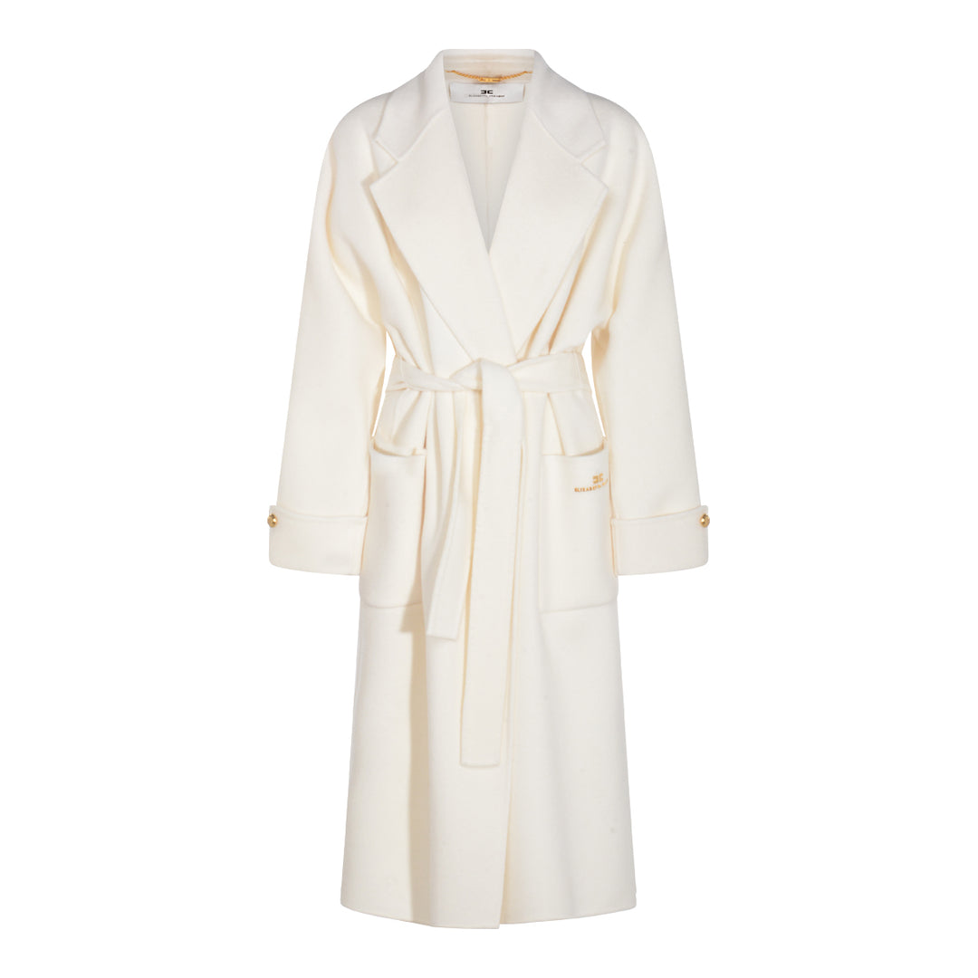 Elisabetta Franchi Coats - MILK | 91e2f54a3a4653e8532f435f9896f5c0bf7f87cc
