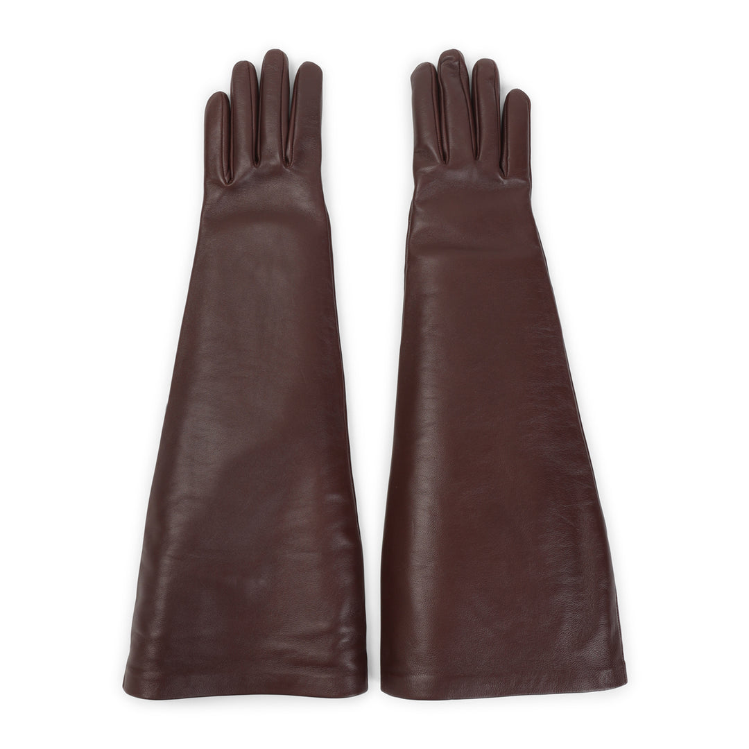 Saint Laurent Gloves - Brown | fdb92b3dbe7b4854bd98c36d29fe94b605c3d9ee