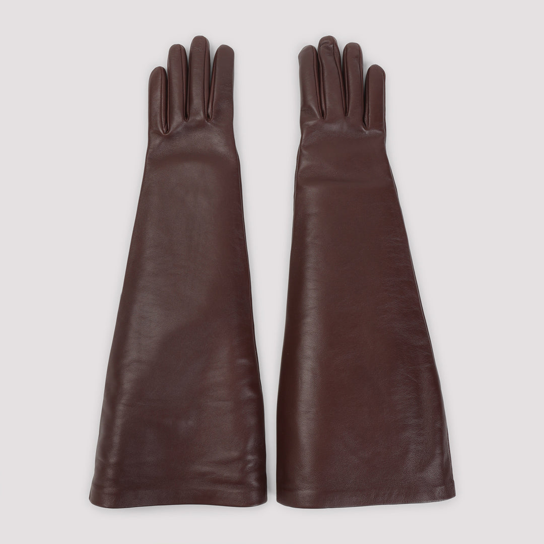 Saint Laurent Gloves - Brown | 1ed1342e20e46b20492b8f05afe8d5ef9a5710d1