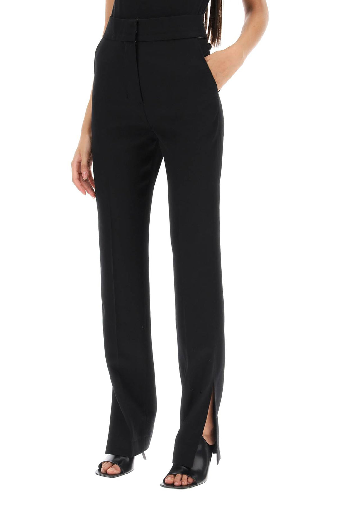 'Le Pantalon Tibau' Slit Pants