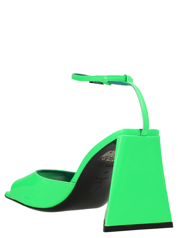 The Attico Piper Sandals - Green | b00b94b97efad72fac66932def197cd9052b8ef5